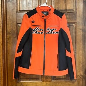 Harley-Davidson Women's Performance H-D Mesh Riding Jacket Orange Size Medium